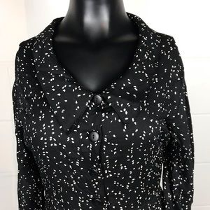 NWOT One & Only dress black white polka dot